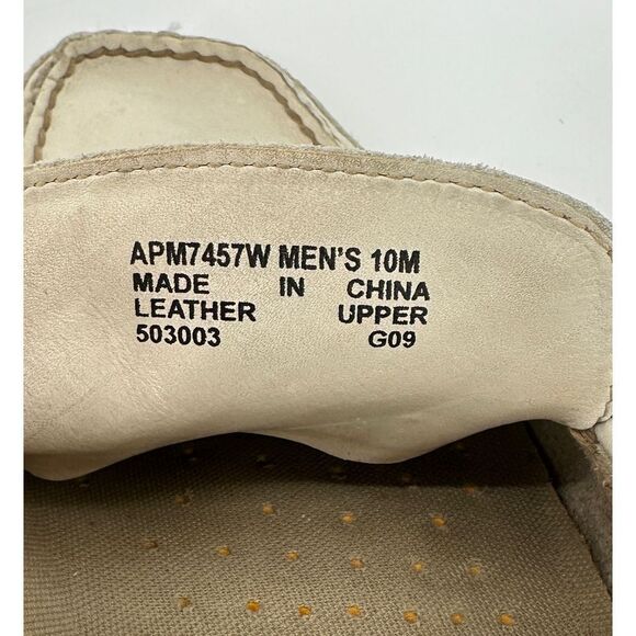 Rockport Driving Loafers Ivory Leather Washable Mens Size 10M APM7457W - Picture 8 of 8